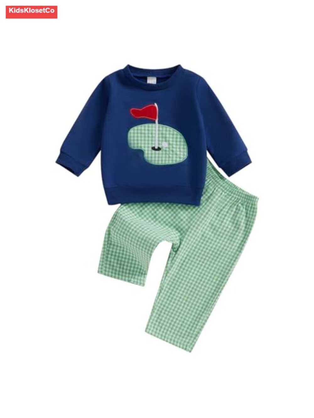 Toddler Boy Golf Print Sweatshirt & Pants Set